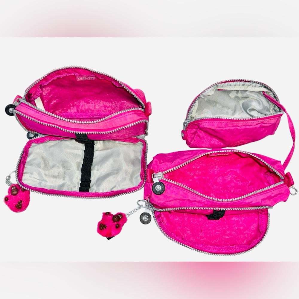 KIPLING Girl SET LOT Backpack Travel Bag Lunch Box Pencil Case School Supply - Picture 10 of 15